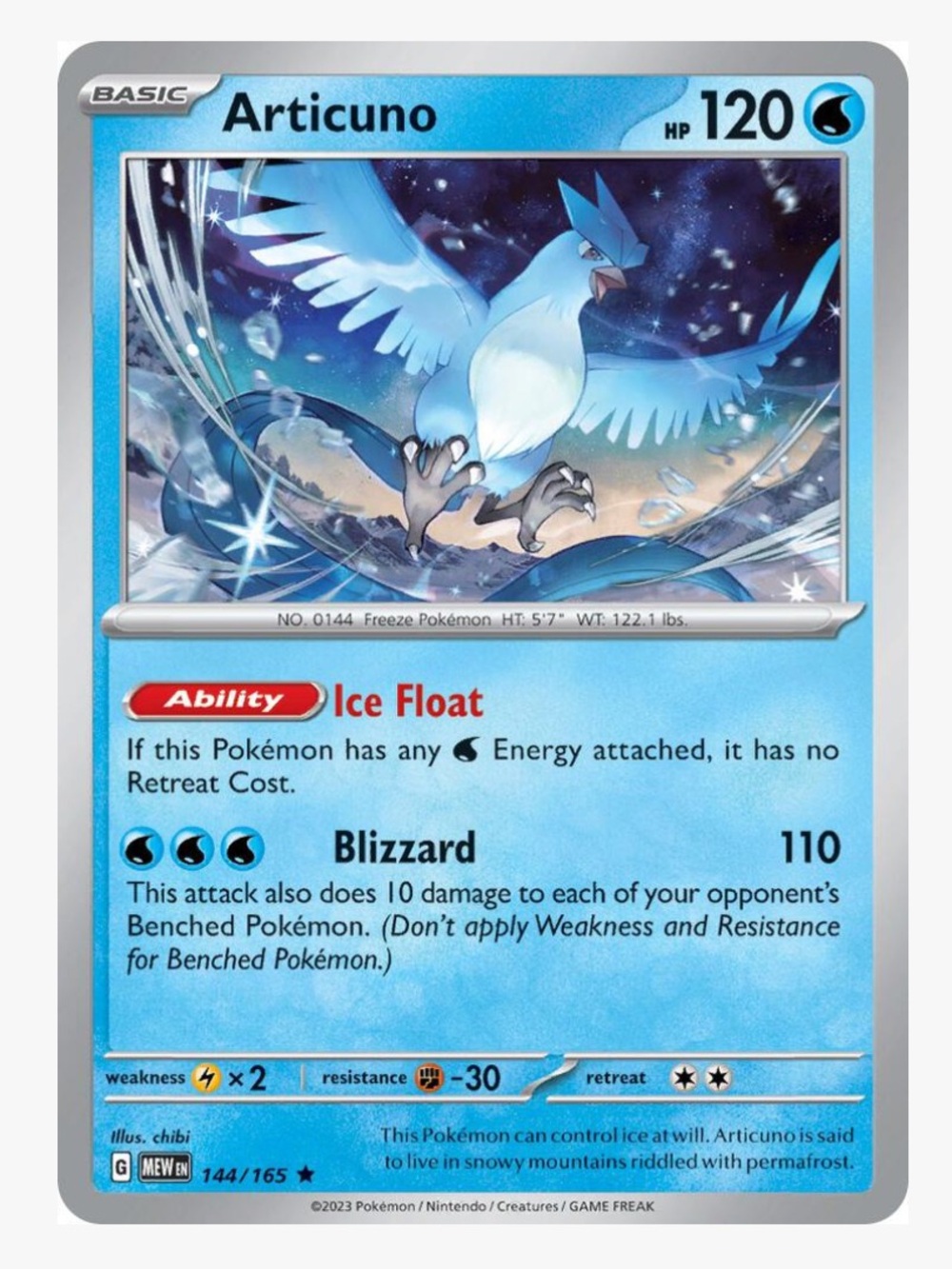 Articuno SV: Scarlet & Violet 151 Pokemon Trading Card